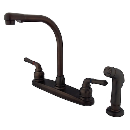 Kingston Brass Magellan Centerset Kitchen Faucet, Oil Rubbed Bronze KB755SP